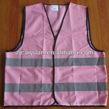 gilet de sécurité réfléchissant rose populaire de 2013